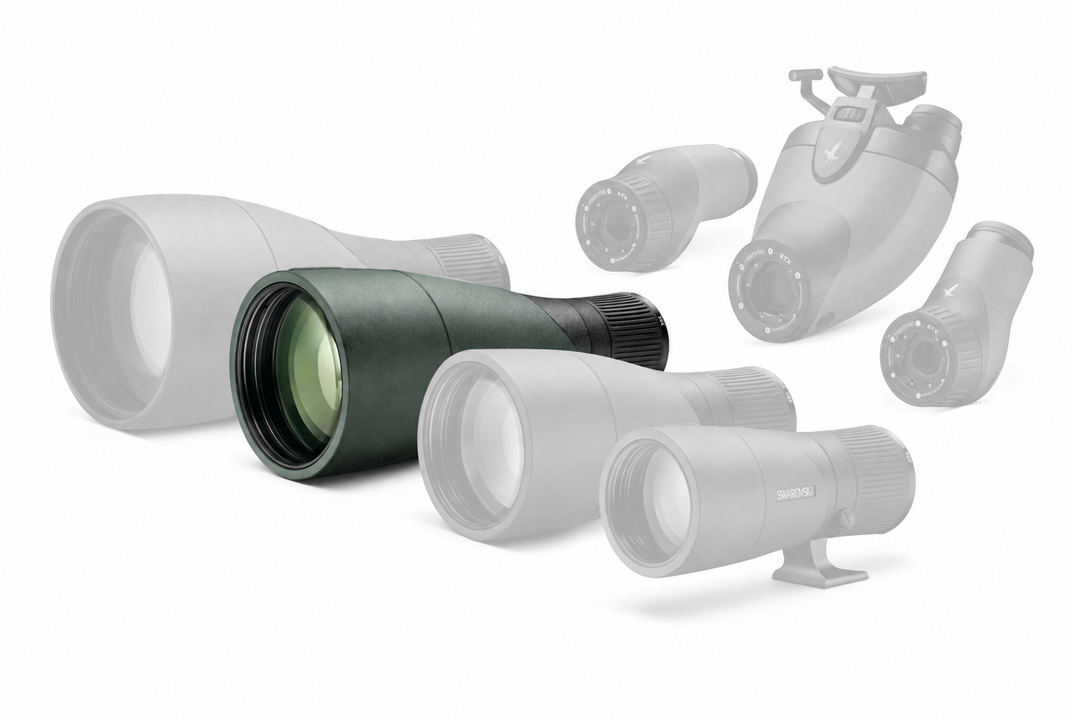 Swarovski X-system med 95 mm objektivmodul